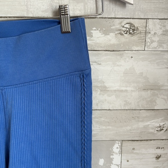 AERIE Blue Ribbed Leggings - Picture 3 of 8